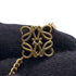 Anagram Cube Bracelet Gold Metal