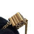 Anagram Cube Bracelet Gold Metal