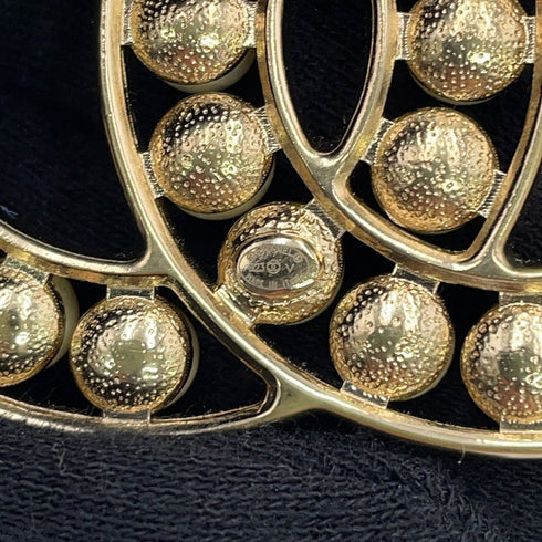 CC Logo Brooch Metal