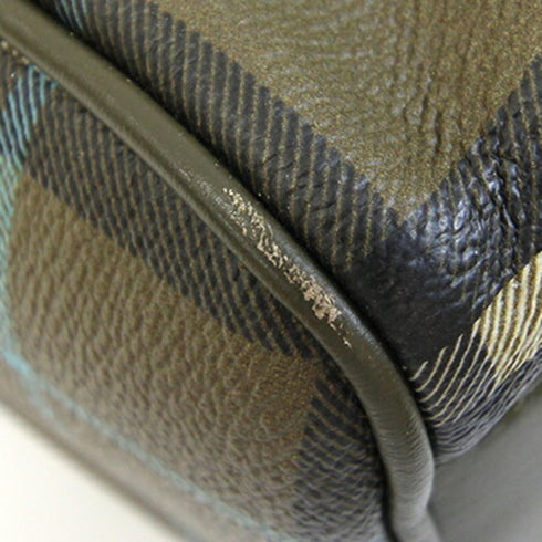 Bowling Bag Vintage Check Coated Canvas Medium