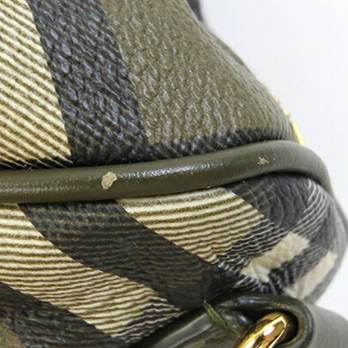 Bowling Bag Vintage Check Coated Canvas Medium