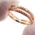 Ariane Band Ring 18K Rose Gold Mini with Diamonds