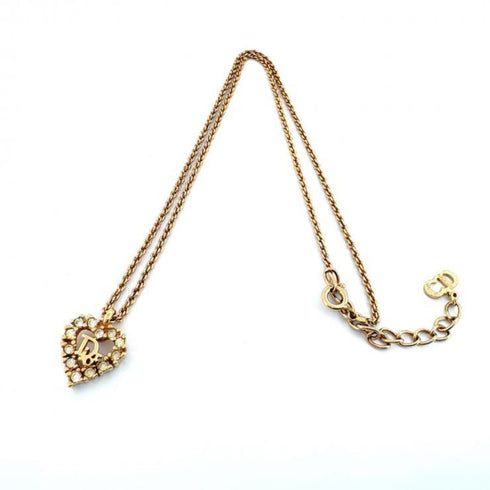 Logo Earrings Gold and Rhinestone