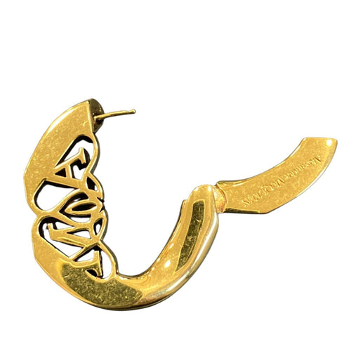 Earrings Brass Brass