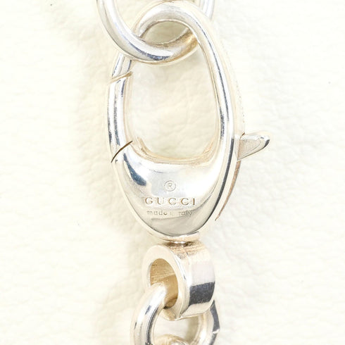 Interlocking G Pendant Necklace Sterling Silver