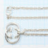 Interlocking G Pendant Necklace Sterling Silver