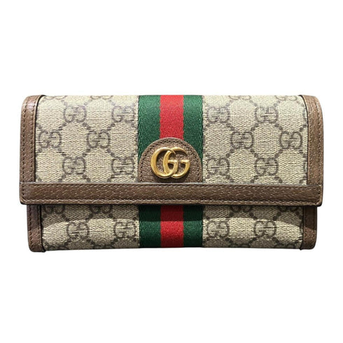 Ophidia Continental Wallet GG Coated Canvas