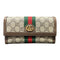 Ophidia Continental Wallet GG Coated Canvas