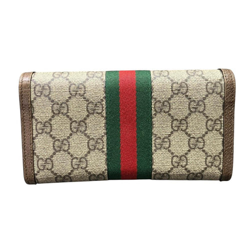 Ophidia Continental Wallet GG Coated Canvas