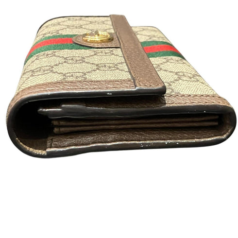 Ophidia Continental Wallet GG Coated Canvas