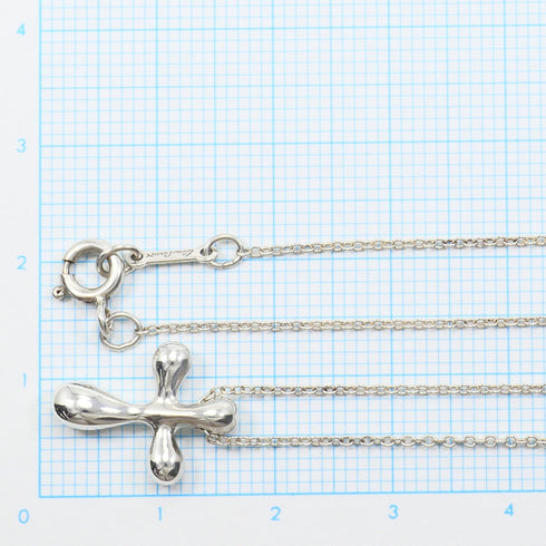 Cross Pendant Necklace Sterling Silver Small