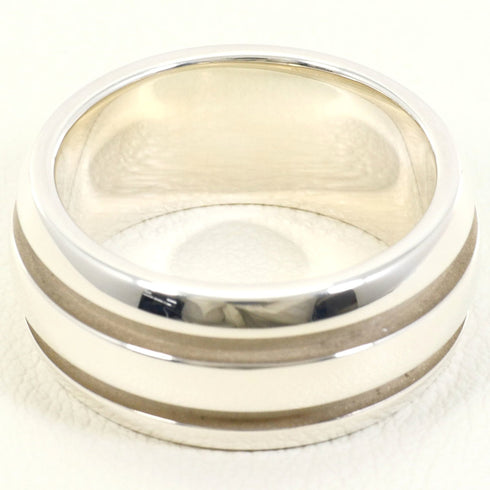 Grooved Ring Sterling Silver