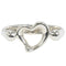 Open Heart Ring Sterling Silver