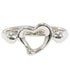 Open Heart Ring Sterling Silver