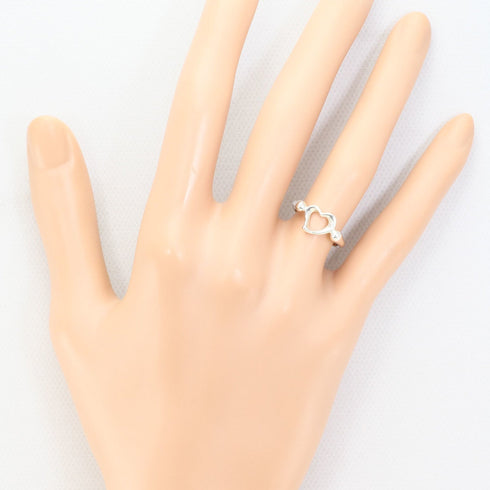 Open Heart Ring Sterling Silver