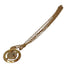 Orb Pendant Necklace Brass Yellow Gold Small
