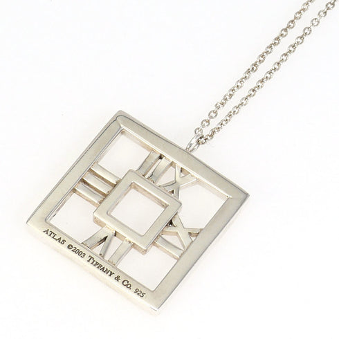 Atlas Pendant Necklace Sterling Silver
