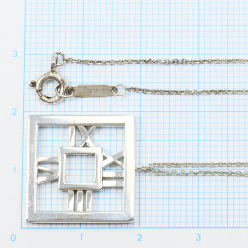 Atlas Pendant Necklace Sterling Silver