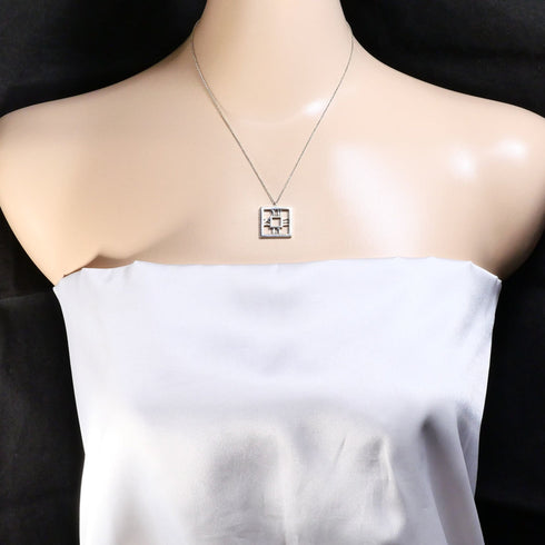 Atlas Pendant Necklace Sterling Silver