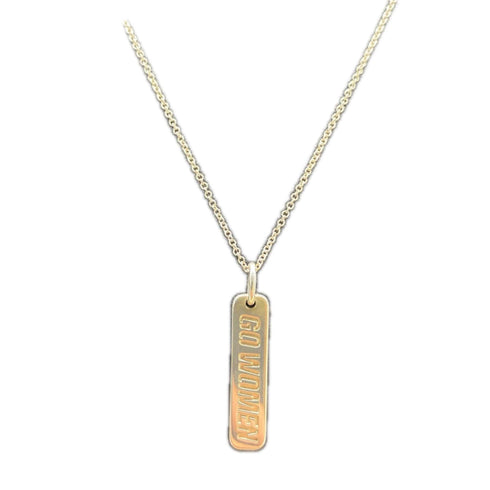 Plate Pendant Necklace Sterling Silver