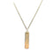 Plate Pendant Necklace Sterling Silver