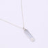 Plate Pendant Necklace Sterling Silver
