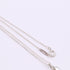 Plate Pendant Necklace Sterling Silver