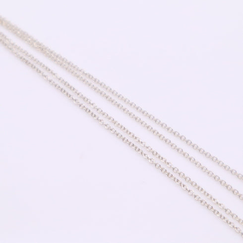 Plate Pendant Necklace Sterling Silver