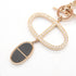 Pendant Necklace 18K Rose Gold and Ceramic with Diamond