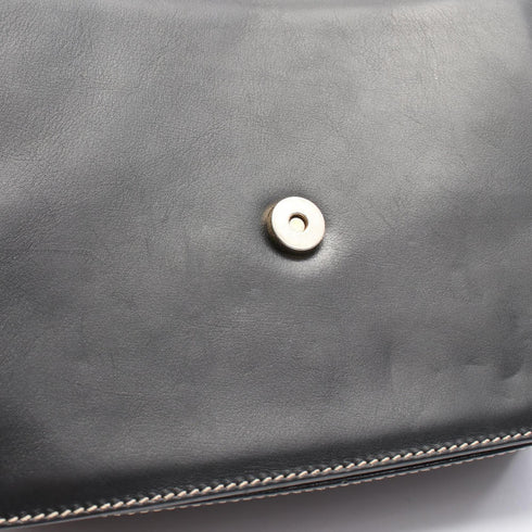 Vintage Logo Top Handle Bag Leather Small