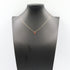 Sweet Alhambra Pendant Necklace 18K Rose Gold and Carnelian
