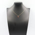 Sweet Alhambra Pendant Necklace 18K Rose Gold and Carnelian