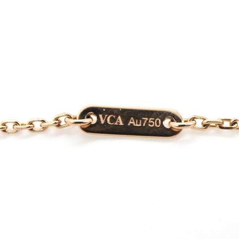 Sweet Alhambra Bracelet 18K Rose Gold and Carnelian