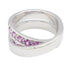 Ring 18K White Gold with Sapphire