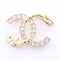 CC Logo Brooch Metal