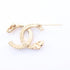 CC Logo Brooch Metal