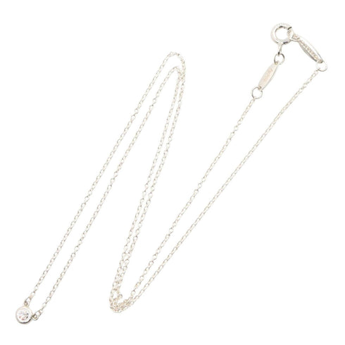 Elsa Peretti Diamonds By The Yard Pendant Necklace Sterling Silver and Diamond