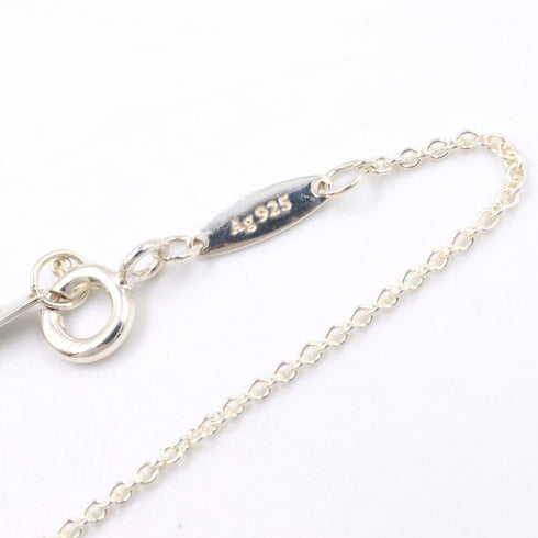 Elsa Peretti Diamonds By The Yard Pendant Necklace Sterling Silver and Diamond