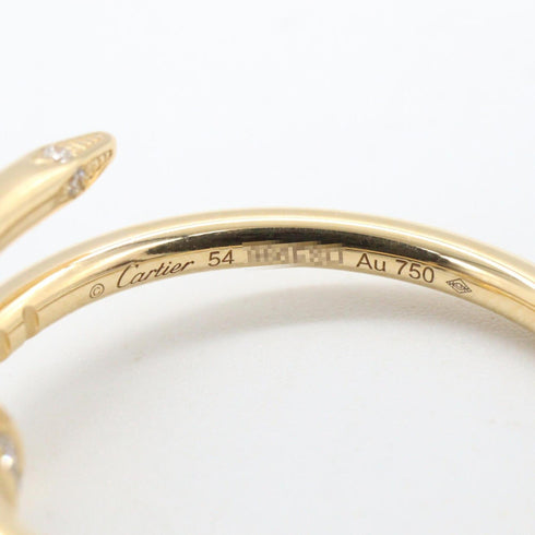 Juste un Clou Ring 18K Rose Gold Small with Diamond