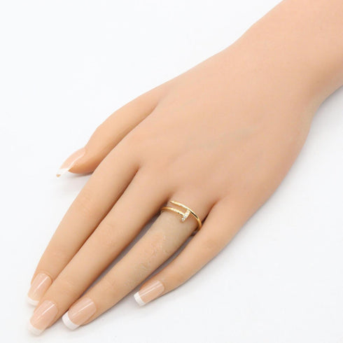 Juste un Clou Ring 18K Rose Gold Small with Diamond