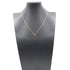 Sweet Alhambra Pendant Necklace 18K Rose Gold and Carnelian