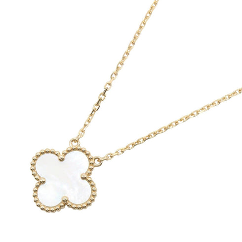 Vintage Alhambra Pendant Necklace 18K Yellow Gold