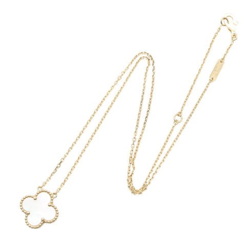 Vintage Alhambra Pendant Necklace 18K Yellow Gold