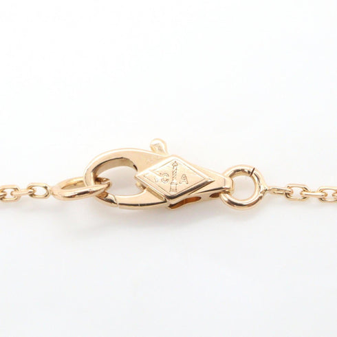 Pendant Necklace 18K Rose Gold with Carnelian