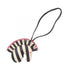 Charm Agneau Milo Black Pink Ivory Handbag Charm