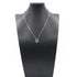 Vintage Alhambra Pendant Necklace 18K Yellow Gold and Malachite