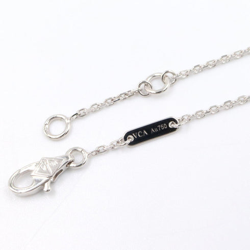 Sweet Alhambra Bracelet Sterling Silver and 18K White Gold