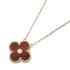 Vintage Alhambra Pendant Necklace 18K Rose Gold