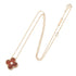 Vintage Alhambra Pendant Necklace 18K Rose Gold