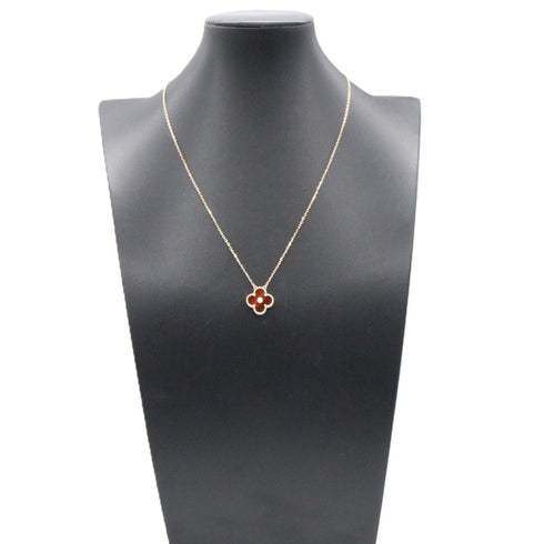Vintage Alhambra Pendant Necklace 18K Rose Gold